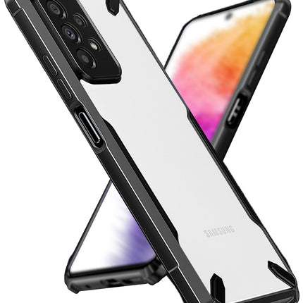 Kapa Bull Back Cover for Samsung Galaxy A33 (5G), Shockproof Slim Hybrid Clear Case (Black)