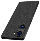 Kapa Soft Full Fabric Protective Back Case Cover for Vivo V29E | Shockproof Slim Hard Anti Slip Back Case (Black)