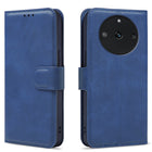 Kapa Prime Slim Magnetic Flip Cover for Realme 11 Pro | PU Leather Shockproof Folio Case with Card Holders RFID Blocking Kickstand (Blue) - Mobizang