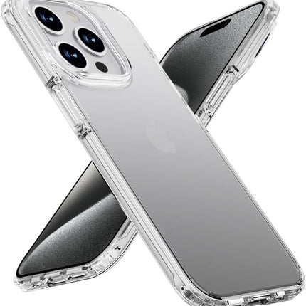 Kapa Shield Clear Acrylic Back Shock Proof Case Cover for Apple iPhone 15 Pro Max (Transparent) - Mobizang