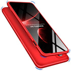 Double Dip Full 360 Protection Back Case Cover for OnePlus Nord 2 (5G) / One Plus Nord 2 (5G) (Red) - Mobizang