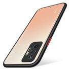 Paper Thin Back Cover For Xiaomi Redmi Note 10 Pro /  Note 10 Pro Max , Super Slim Matte Translucent Full Protection Back Case (Black) - Mobizang