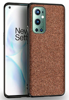 Soft Full Fabric Protective Shockproof Back Case Cover for OnePlus 9 Pro / One Plus 9 Pro (Full Brown)