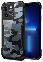 Beetle Camouflage for Apple iPhone 13 Pro Max Back Case, [Military Grade Protection] Shock Proof Slim Hybrid Bumper Cover (Black)