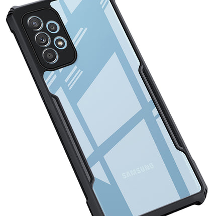 Beetle for Samsung Galaxy M32 (5G) Back Case, [Military Grade Protection] Shock Proof Slim Hybrid Bumper Cover (Black)