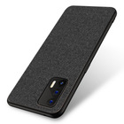 Soft Full Fabric Protective Back Case Cover for Realme X7 Max (Black)
