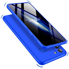 Double Dip Full 360 Protection Back Case Cover for Samsung Galaxy S21 FE (Blue) - Mobizang