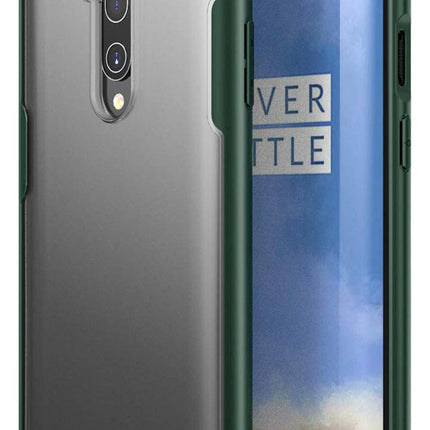 Kapa Shield Frosted Acrylic Back Shock Proof Case Cover for OnePlus 7T Pro  (Green)
