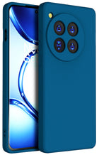 Kapa Matte Protective Lens Flexible Back Cover for OnePlus 12 | Slim Silicone with Soft Lining Shockproof Full Body Bumper Case (Blue)