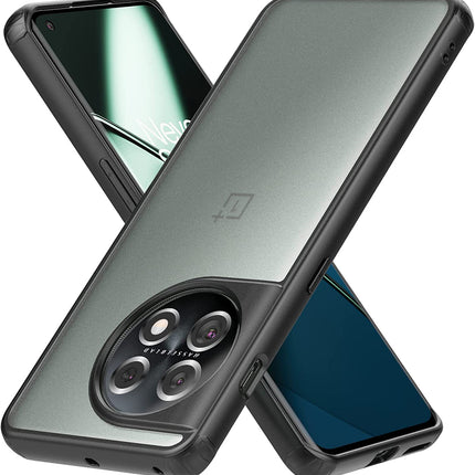 Kapa Shield Frosted Acrylic Back Shock Proof Case Cover for OnePlus 11 (Black) - Mobizang
