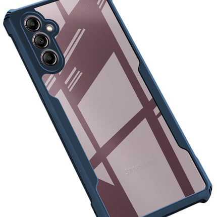 Kapa Beetle Back Cover for Samsung Galaxy M34 (5G) / F34 (5G) | [Military Grade Protection] Shock Proof Slim Hybrid Bumper Case (Blue)