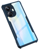 Kapa Beetle for Realme 10 Pro Plus Back Case | [Military Grade Protection] Shock Proof Slim Hybrid Bumper Cover (Blue)
