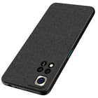 Soft Full Fabric Protective Back Case Cover for Xiaomi 11i HyperCharge (Black) - Mobizang