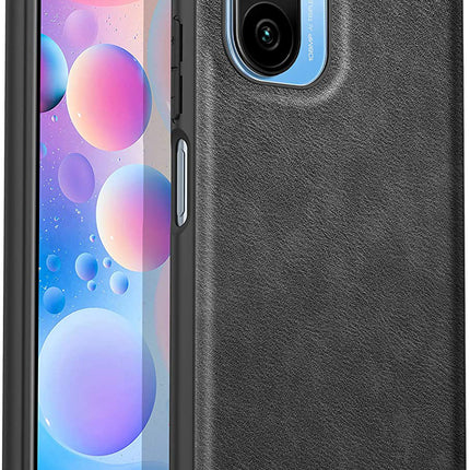 Tux Back Case for Mi 11X / Mi 11X PRO , Slim Leather Case with Soft Edge Shockproof Back Cover (Black) - Mobizang