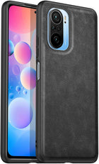 Tux Back Case for Mi 11X / Mi 11X PRO , Slim Leather Case with Soft Edge Shockproof Back Cover (Black) - Mobizang