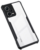 Kapa Beetle for Redmi Note 12 Pro Plus Back Case | [Military Grade Protection] Shock Proof Slim Hybrid Bumper Cover (Black)