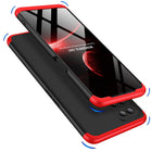 Double Dip Full 360 Protection Back Case Cover for Oppo A54 (4G) (Red,Black)