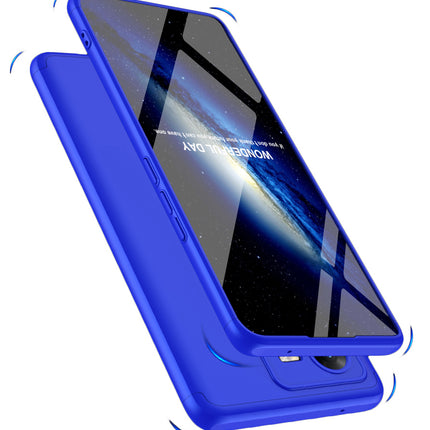 Kapa Double Dip Full 360 Protection Back Case Cover for Vivo V25 PRO (5G) (Blue)