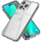Kapa Clear Magnetic Back Cover for Apple iPhone 15 Pro Max , Compatible with MagSafe | [Military Grade Protection] Shock Proof Slim Hybrid Bumper Case