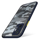 Camouflage Paper Thin Back Cover For Xiaomi Redmi Note 10 Pro /  Note 10 Pro Max , Super Slim Matte Translucent Full Protection Back Case (Blue)