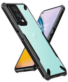 Kapa Bull Back Cover for OnePlus Nord 2, Shockproof Slim Hybrid Clear Case (Black)