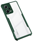 Kapa Beetle for Redmi Note 12 Pro Back Case | [Military Grade Protection] Shock Proof Slim Hybrid Bumper Cover (Green)