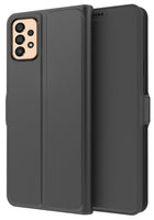 Kapa Noble Slim Magnetic Leather Flip Case Cover for Samsung Galaxy A73 (5G) (Black)