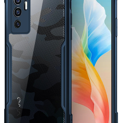 Beetle Camouflage for Vivo V23E (5G) Back Case, [Military Grade Protection] Shock Proof Slim Hybrid Bumper Back Cover , Blue