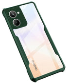 Kapa Beetle for Realme 10 Pro Back Case | [Military Grade Protection] Shock Proof Slim Hybrid Bumper Cover (Green)