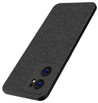 Soft Fabric Hybrid Protective Back Case Cover for OnePlus Nord CE 2 (5G) (Black)