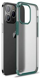 Shield Frosted Acrylic Back Shock Proof Case Cover for Apple iPhone 13 Pro Max (6.7) (Green)