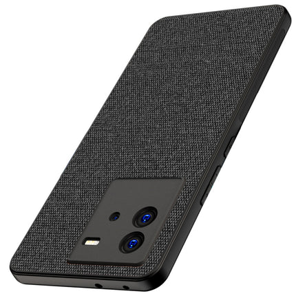 Kapa Soft Full Fabric Protective Back Case Cover for Vivo IQOO Neo 6 (5G) (Black)