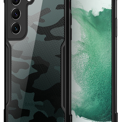 Kapa Beetle Camouflage for Samsung Galaxy S23 Plus Back Case, Shock Proof Cover (Black)