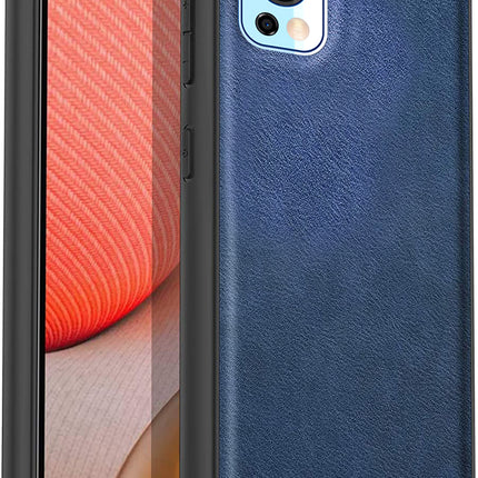 Tux Back Case For OnePlus Nord 2 (5G) , Slim Leather Case with Soft Edge Shockproof Back Cover (Blue)