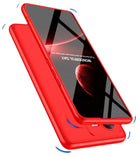 Kapa Double Dip Full 360 Protection Back Case Cover for Vivo V25 PRO (5G) (Red)