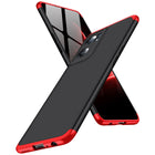 Double Dip Full 360 Protection Back Case Cover for OnePlus Nord CE 2 (Red , Black) - Mobizang