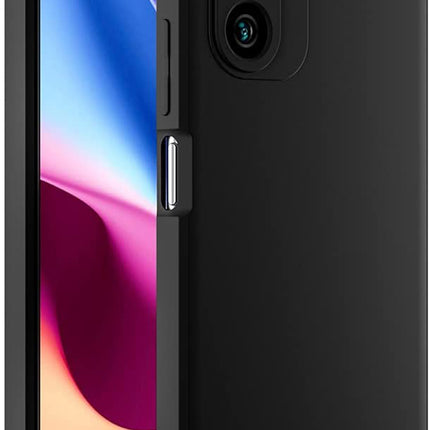 Matte Lens Protective Back Cover for Xiaomi 11X Pro / Mi 11X , Slim Silicone with Soft Lining Shockproof Flexible Full Body Bumper Case , Black