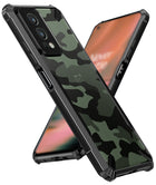 Kapa Bull Camouflage Back Cover for OnePlus Nord 2, Shockproof Slim Hybrid Clear Case (Black)