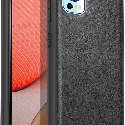 Tux Back Case For OnePlus Nord 2 (5G) , Slim Leather Case with Soft Edge Shockproof Back Cover (Black)