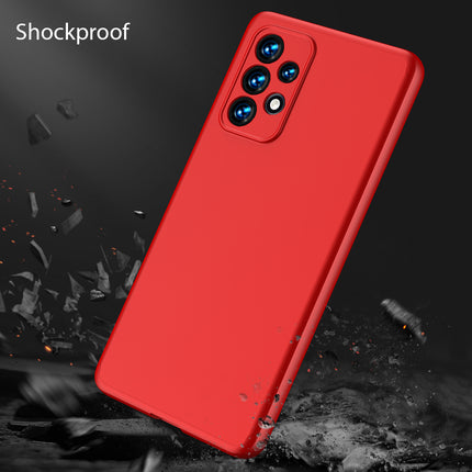 Double Dip Full 360 Protection Back Case Cover for Samsung Galaxy A73 (5G) (Red)