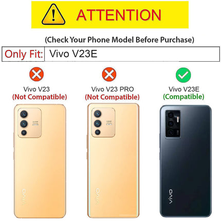 Beetle Camouflage for Vivo V23E (5G) Back Case, [Military Grade Protection] Shock Proof Slim Hybrid Bumper Back Cover , Blue