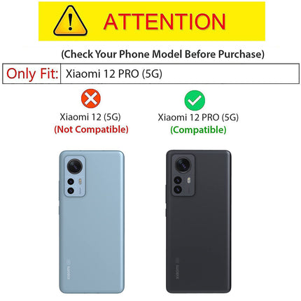 Kapa Noble Slim Magnetic Leather Flip Case Cover for Xiaomi 12 Pro (5G) (Blue)