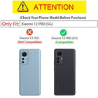Kapa Noble Slim Magnetic Leather Flip Case Cover for Xiaomi 12 Pro (5G) (Blue)