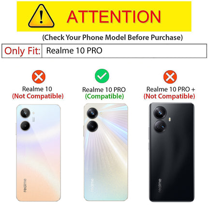 Kapa Beetle for Realme 10 Pro Back Case | [Military Grade Protection] Shock Proof Slim Hybrid Bumper Cover (Green)