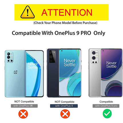 Matte Lens Protective Back Cover for OnePlus 9 PRO / One Plus 9 PRO , Slim Silicone with Soft Lining Shockproof Flexible Full Body Bumper Case (Black)