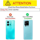 Kapa Bull Camouflage Back Cover for Vivo V25 Pro (5G) , [Military Grade Protection] Shock Proof Slim Hybrid Bumper Case (Black)