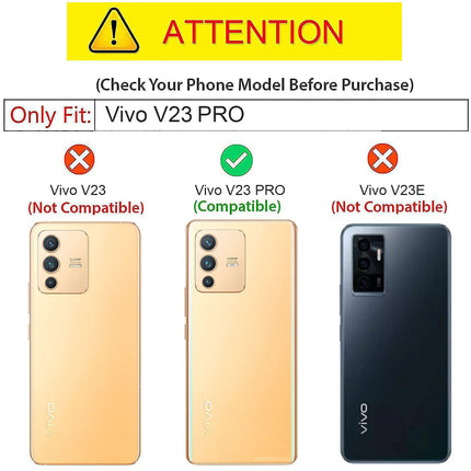 Double Dip Full 360 Protection Back Case Cover for Vivo V23 PRO (5G) (Black) - Mobizang