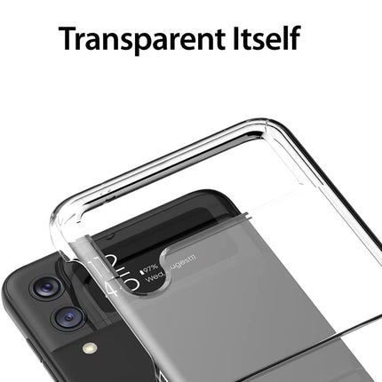 Phantom Ultra Thin Back Case for Samsung Galaxy Z Flip 3 , Full Body Protection Hard Back Cover , Clear