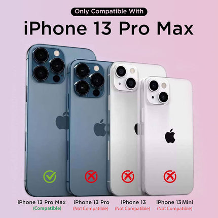 Shield Frosted Acrylic Back Shock Proof Case Cover for Apple iPhone 13 Pro Max (6.7) (Blue)