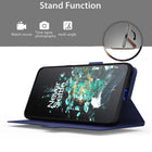 Kapa Noble Slim Magnetic Leather Flip Case Cover for OnePlus 10T (Blue)